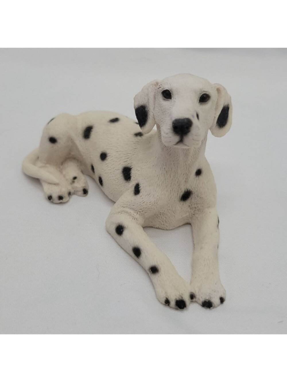 Vtg 1988 Castagna Dalmatian Dog Figurine Made In Italy Hand-Painted Resin 4.5" 1